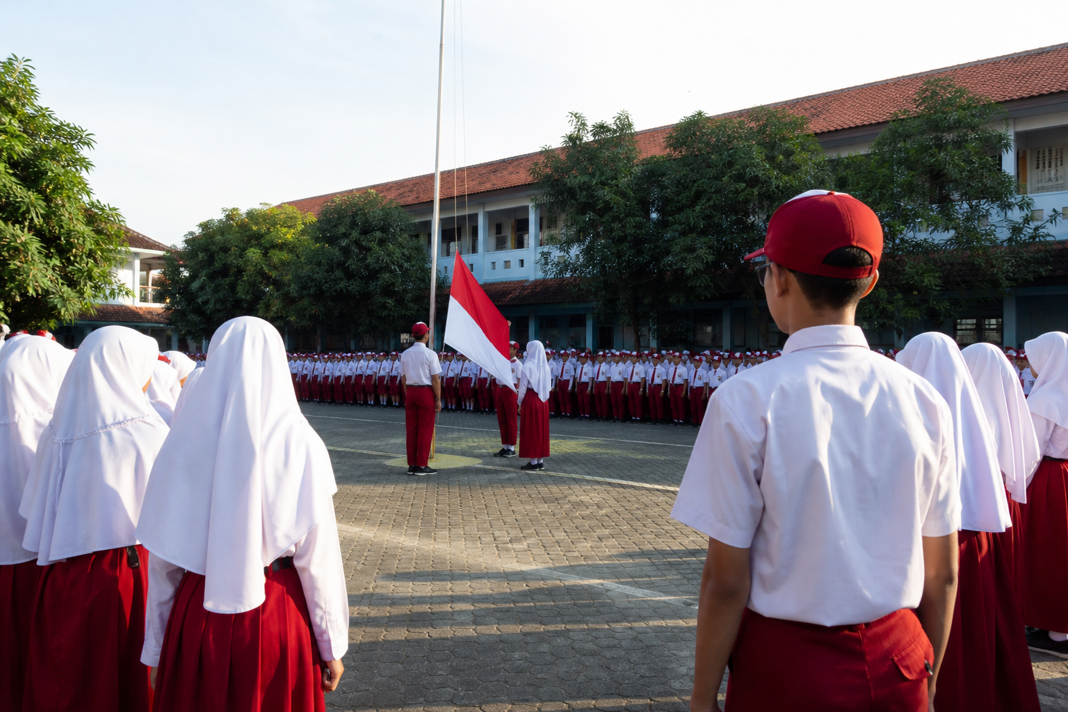 Gotong Royong Warga Sekolah
